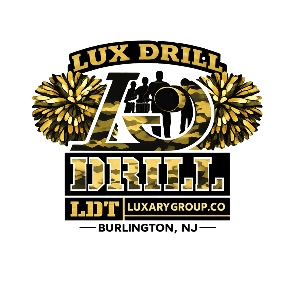 Lux Drill Team logo — LDT, Burlington NJ